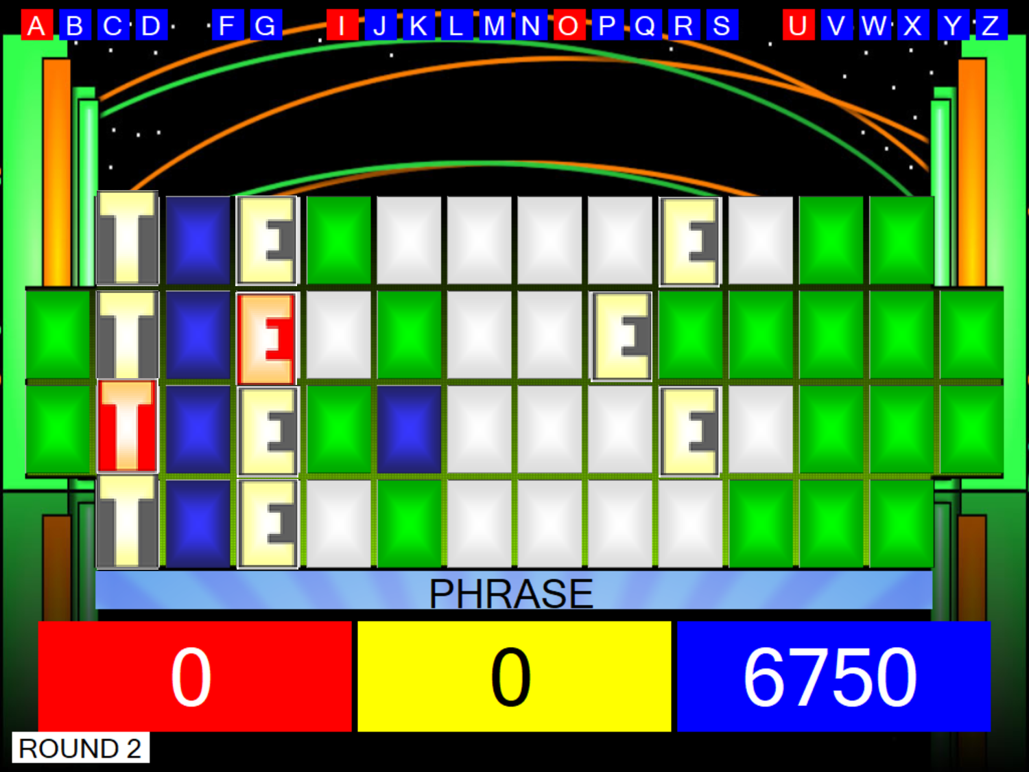 Wheel of fortune computer game